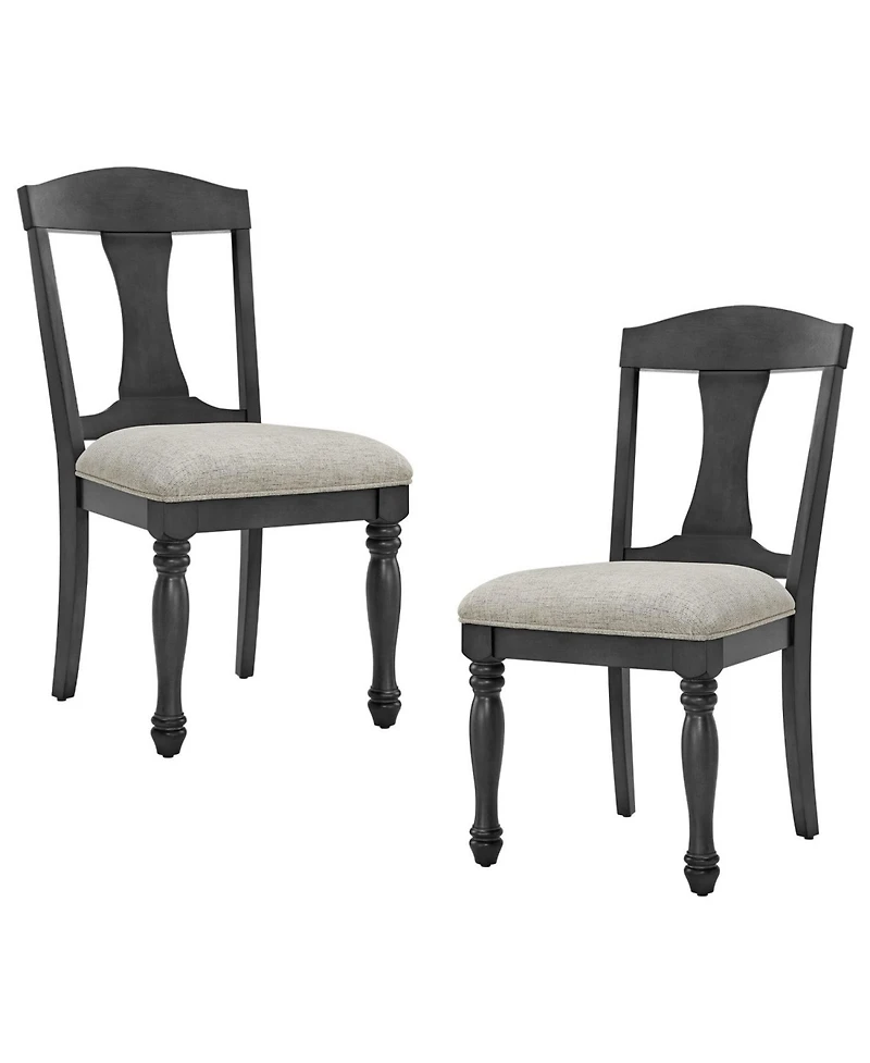 Streamdale Furniture Mid-Century Modern Upholstered Dining Chairs (Set of 2) for Kitchen, Living Room