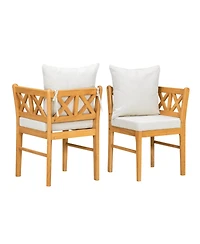 Streamdale Furniture Farmhouse Modern Dining Corner - Chairs Set of 2