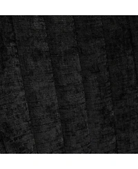 Streamdale Furniture Chenille Dining Chairs Set of 2 Black