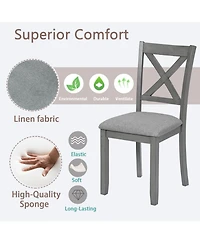 Streamdale Furniture Streamdale Dining Chairs Set of 4, Padded Seat