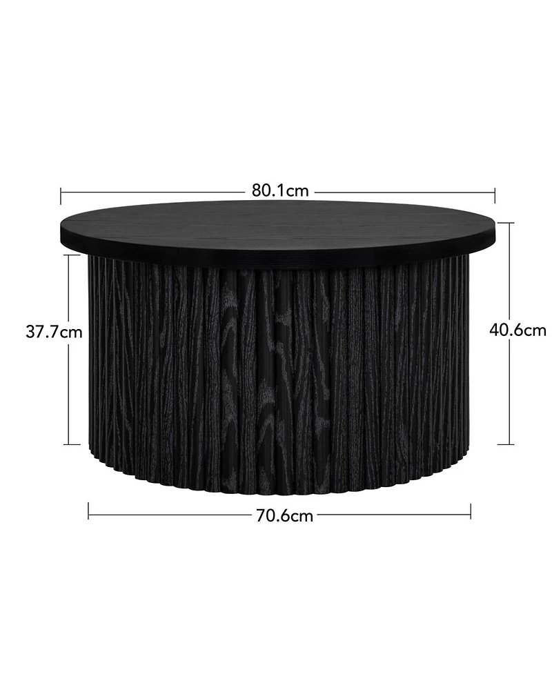 Streamdale Furniture Modern Round Coffee Table Accent Table