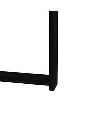 Streamdale Furniture Modern Retro Round Coffee Table - Black Cross Legs