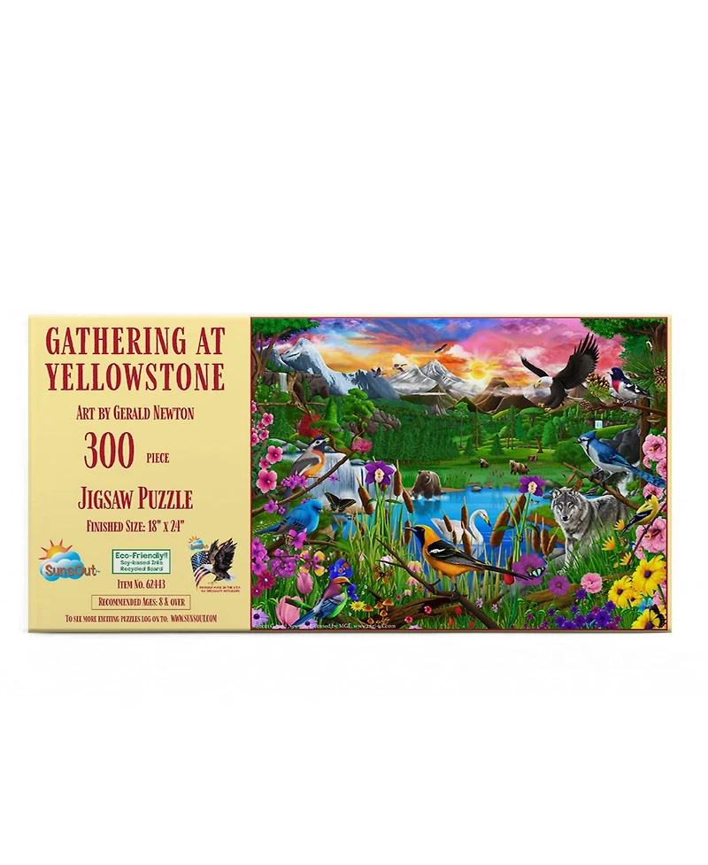 SunsOut Gathering at Yellowstone 300 piece Jigsaw Puzzle for Adults
