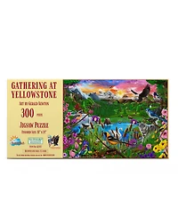 SunsOut Gathering at Yellowstone 300 piece Jigsaw Puzzle for Adults