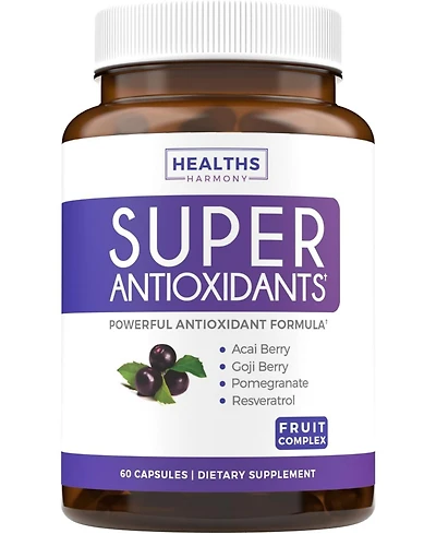 Healths Harmony Super Antioxidant Capsules, Powerful Super Food Antioxidant Daily Blend