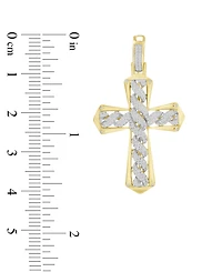 Macy's Men's Diamond Charm (1/2 ct. t.w.) in 10k Yellow Gold