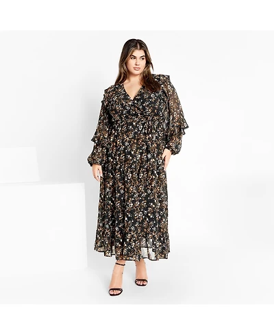 City Chic Women's Lila Maxi Dress