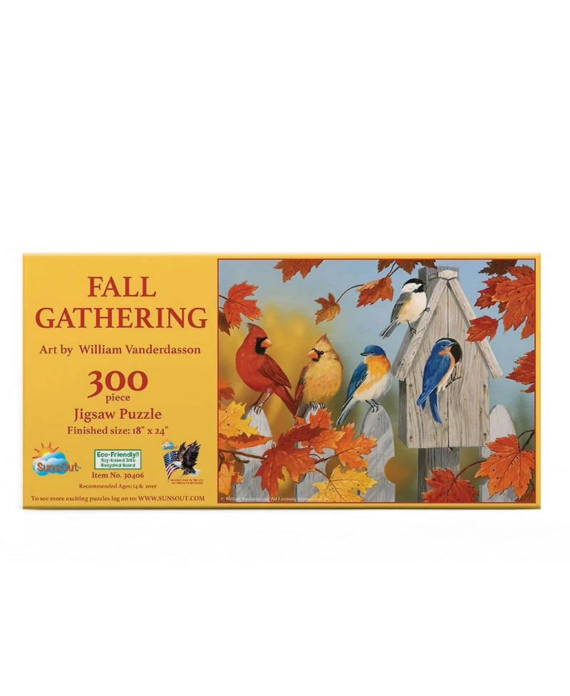 SunsOut Fall Gathering 300 piece Jigsaw Puzzle for Adults