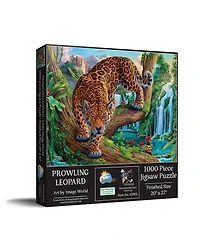 SunsOut Prowling Leopard 1000 piece Jigsaw Puzzle for Adults