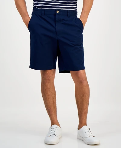 Club Room Men's Regular-Fit 9" 4-Way Stretch Shorts, Created for Macy's