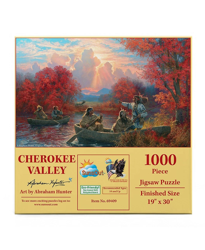 SunsOut Cherokee Valley 1000 piece Jigsaw Puzzle for Adults