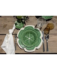 Bordallo Pinheiro Cabbage Salad Plates, Set of 4