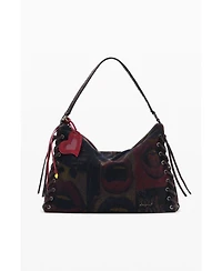Desigual Women's Large graffiti lips bag