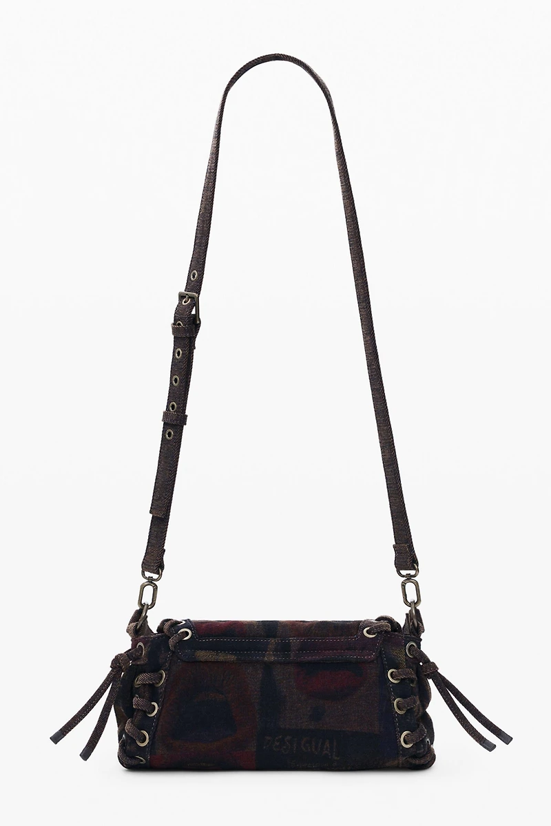 Desigual Women's Medium graffiti lips bag