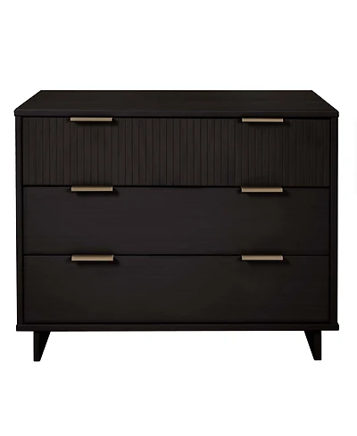 Manhattan Comfort Granville 38" Solid Wood 3-Drawer Dresser