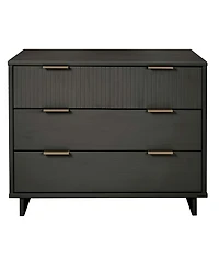Manhattan Comfort Granville 38" Solid Wood 3-Drawer Dresser