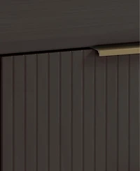 Manhattan Comfort Granville 38" Solid Wood 3-Drawer Dresser