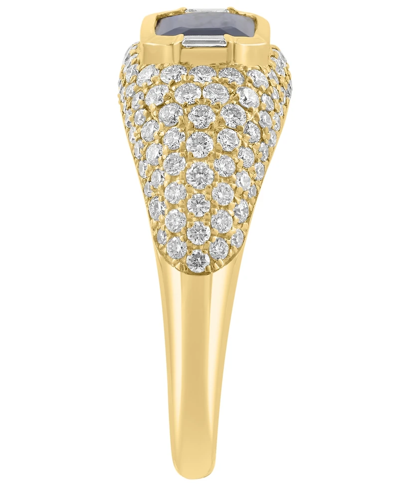 Effy Collection Sapphire (1-1/20 ct. t.w.) And Diamond (3/4 ct. t.w.) Ring in 14k Yellow Gold