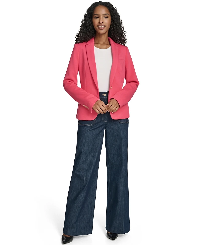 Tommy Hilfiger Women's One-Button Blazer