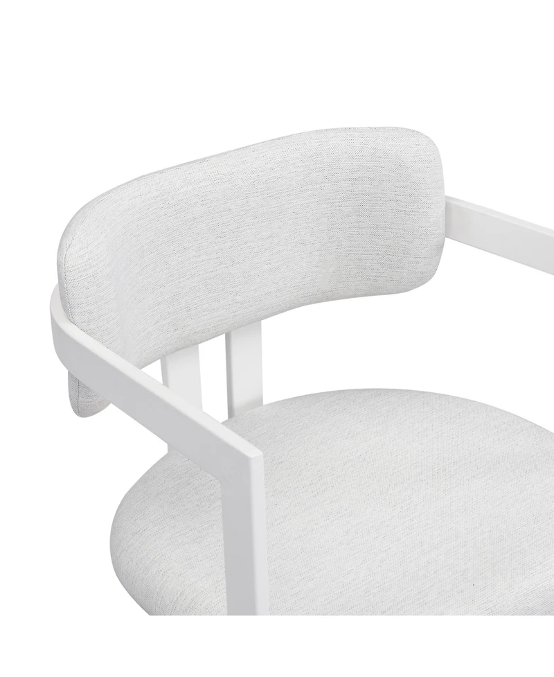 Streamdale Furniture + 2 Pc. Set + Fabric & Metal + Upholstered + Dining Chairs