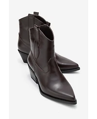 Forever & Always Shoes Women's Elia Leather Western Boot