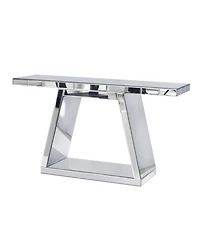 Streamdale Furniture 55.9" Glass Mirror Modern Luxe Console Table