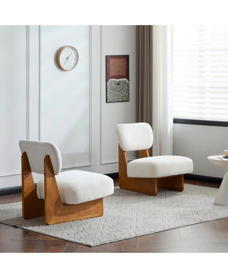 Streamdale Furniture Lounge Chair Set of 2 - Modern Accent Seating