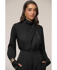 Jluxlabel Women's Alexa Satin Blouse