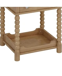 Streamdale Furniture Nightstand with Drawer & Shelf