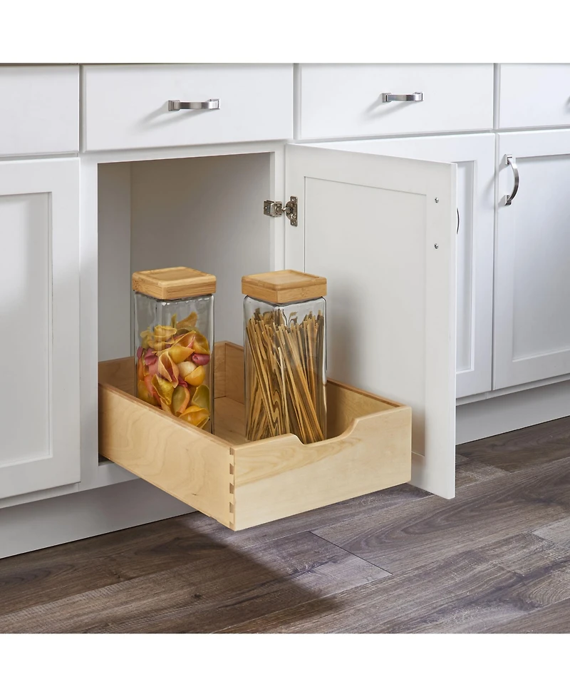 Rev-a-Shelf 14.71" Pullout Kitchen Cabinet Drawer w/ Soft-close, 4WDB-15SC-1