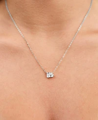 Sterling Forever Guinevere Cz Necklace