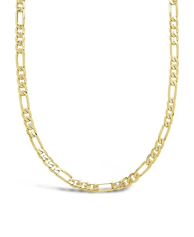 Sterling Forever Figaro Chain Necklace