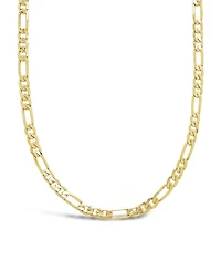 Sterling Forever Figaro Chain Necklace