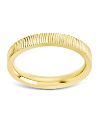 Sterling Forever Herringbone Rib