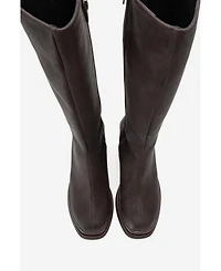 Prologue Shoes Carm Nubuck Platform Mid Calf Boot (Women)