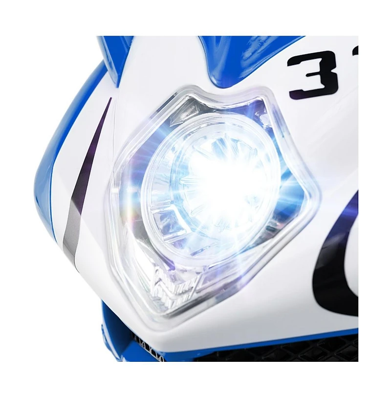 Hongge 6V Kids Ride On Motorcycle with Led Lights
