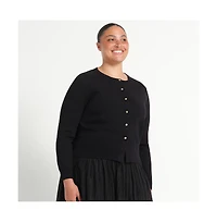 Estelle Plus Jasmine Fitted Knit Cardigan