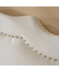 Streamdale Furniture Streamdale Button-Accented Headboard with Iron Legs