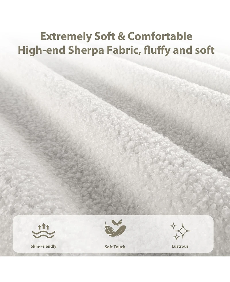 Gaomon Twin Size Velvet Upholstered Platform Bed Frame with Headboard, Low Profile Design for Kids