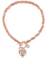 Guess Logo Link Pendant Necklace