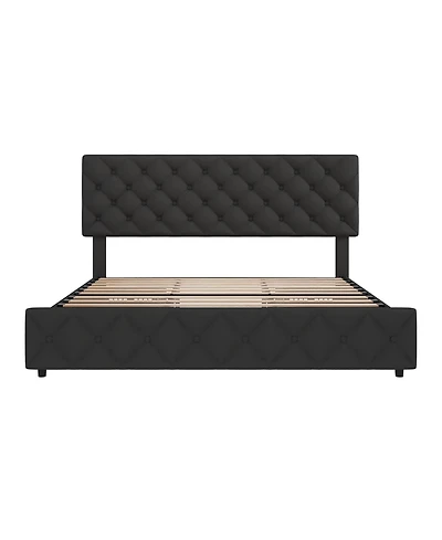 gaomon Easy Assembly Queen Bed Frame Space Saving, for Living Room