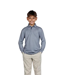 Tailorbyrd Big Boys Solid Modal Long Sleeve Polo Shirts