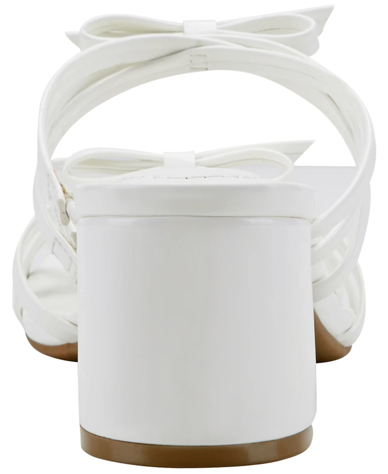 Bandolino Women's Mattien Strappy Bows Slip-On Dress Sandals