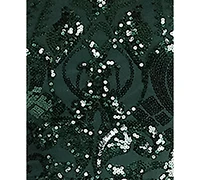 Emerald Sundae Juniors' Sequined Side-Slit Gown, Created for Macy's