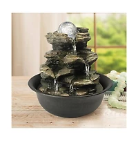 SunJet 11" Spinning Orb Tabletop Fountain