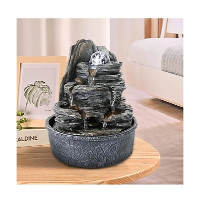 SunJet 9.8” Rockery Indoor Water Fountain