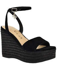 Guess Women's Everly Espadrille Platform Wedge Sandals