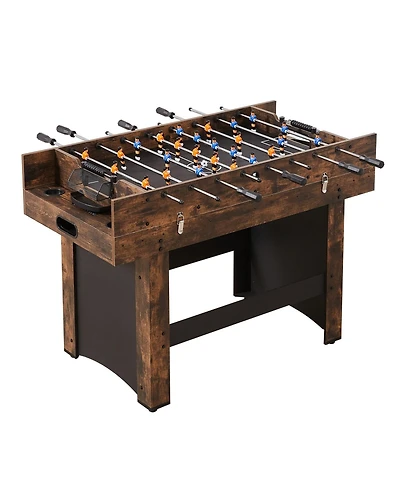 Sugift 3-in-1 Game Table 54" Combo Table with Air Hockey Ping Pong and Foosball