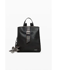 Desigual Women's Small backpack with flower appliques