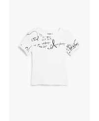 Desigual Women's T-shirt rib lettering
